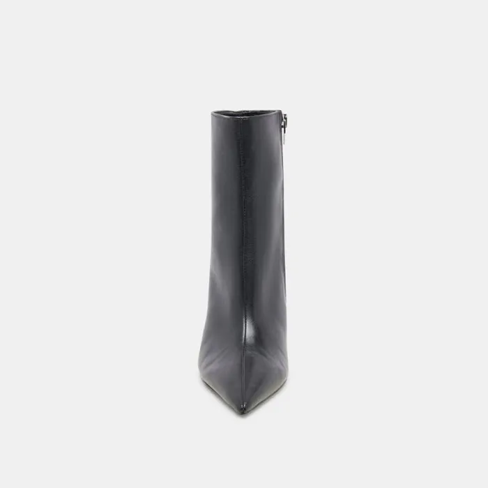 Dolce Vita Calico Booties Black Leather Women Boots and Booties