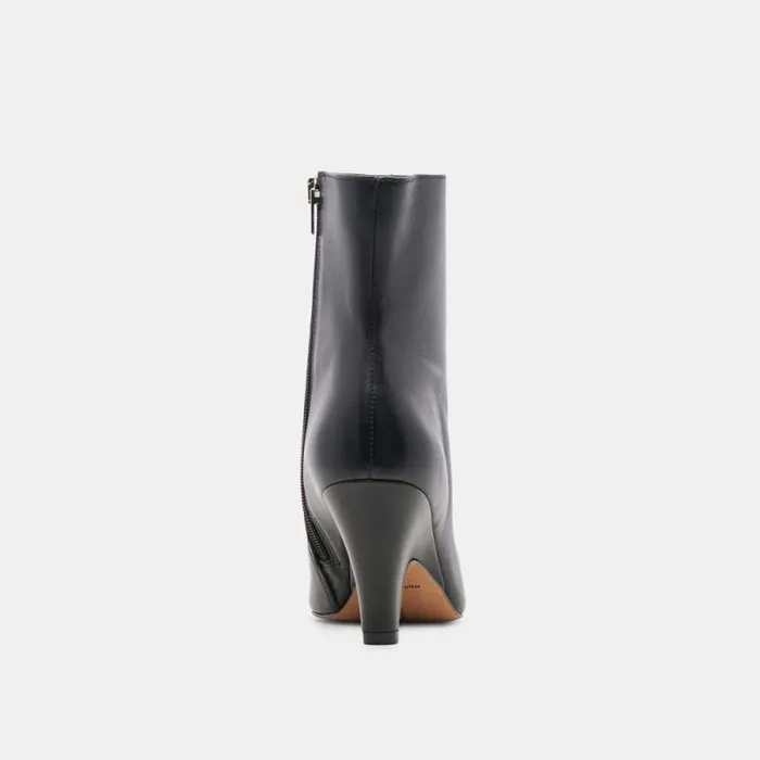Dolce Vita Calico Booties Black Leather Women Boots and Booties