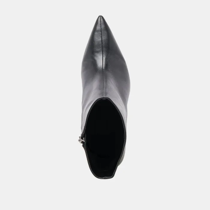 Dolce Vita Calico Booties Black Leather Women Boots and Booties
