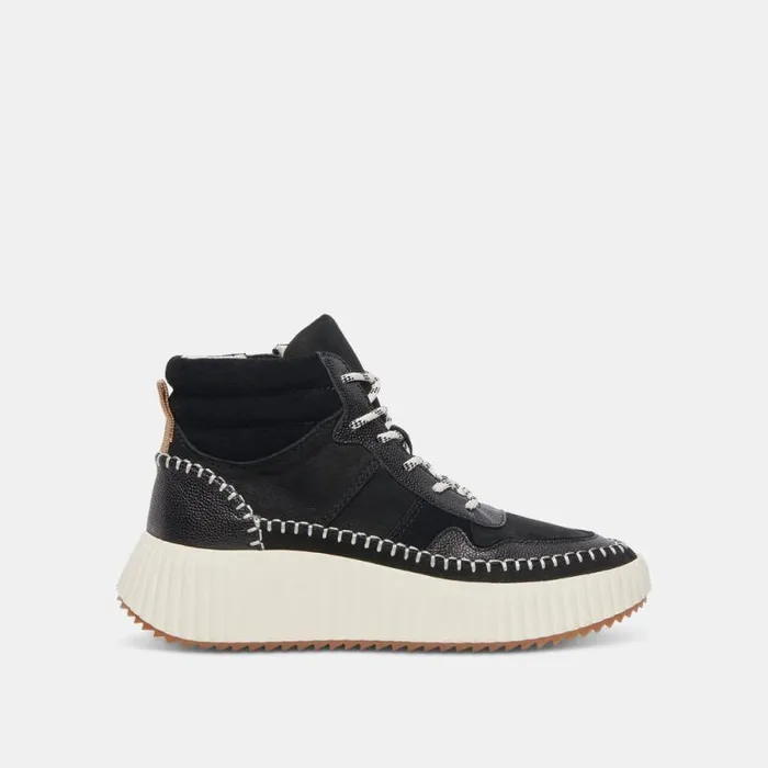Dolce Vita Daley Sneakers Black Multi Suede Women Sneakers