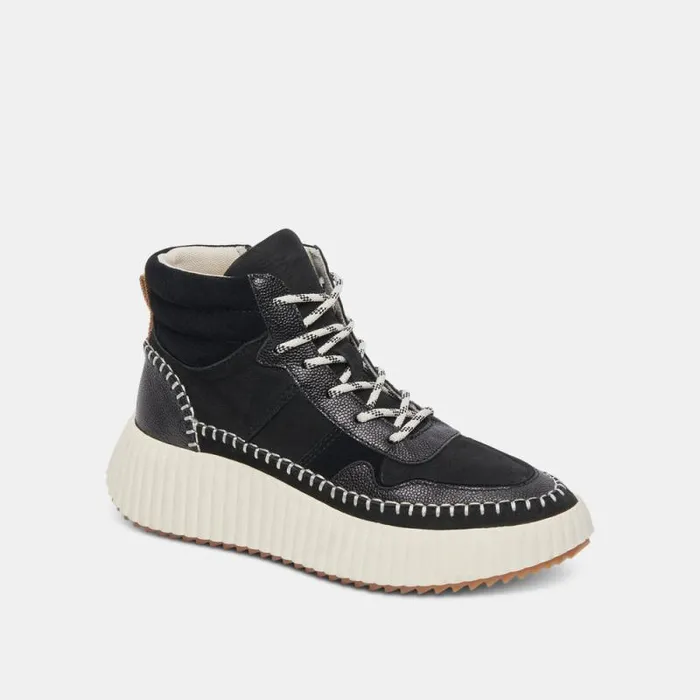 Dolce Vita Daley Sneakers Black Multi Suede Women Sneakers