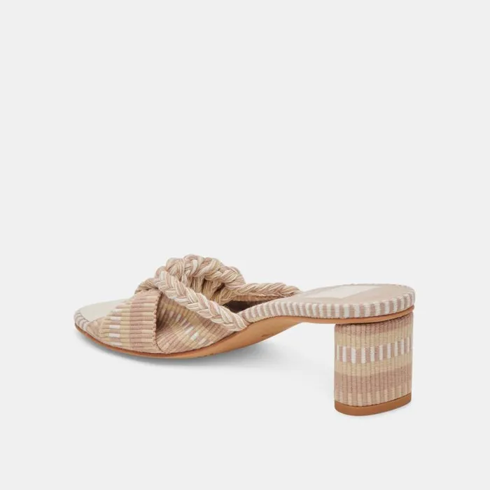 Dolce Vita Dallie Heels Natural Multi Woven Women Heels