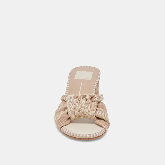 Dolce Vita Dallie Heels Natural Multi Woven Women Heels