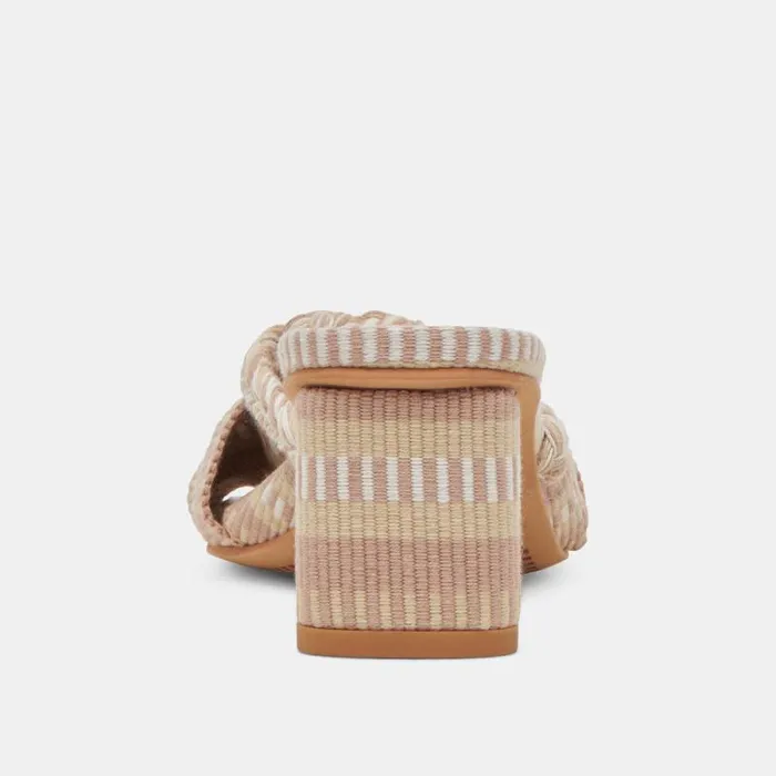 Dolce Vita Dallie Heels Natural Multi Woven Women Heels