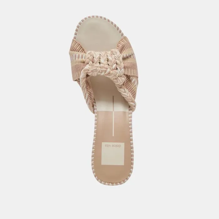 Dolce Vita Dallie Heels Natural Multi Woven Women Heels