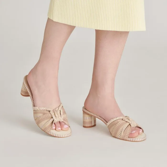 Dolce Vita Dallie Heels Natural Multi Woven Women Heels