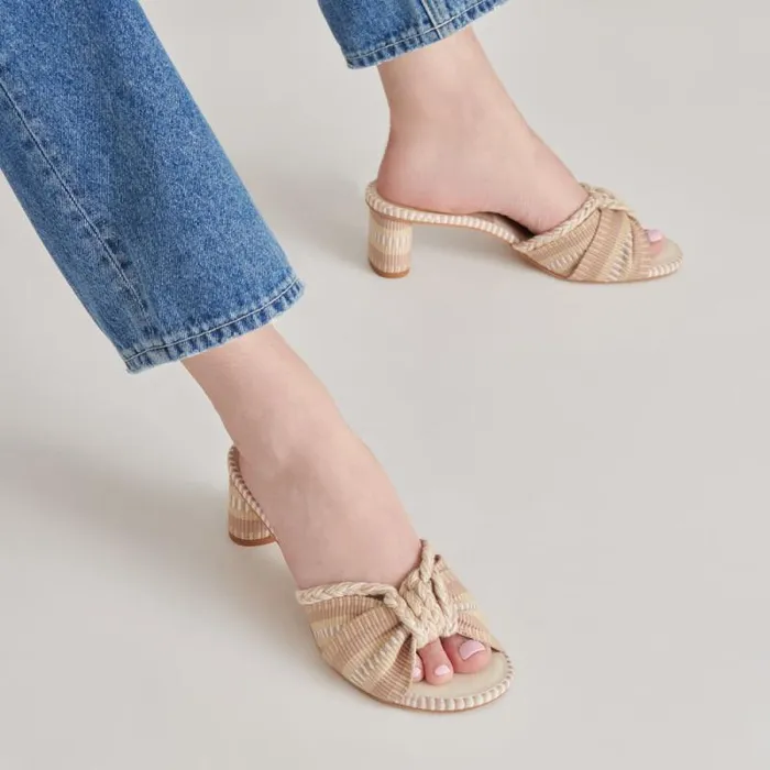Dolce Vita Dallie Heels Natural Multi Woven Women Heels