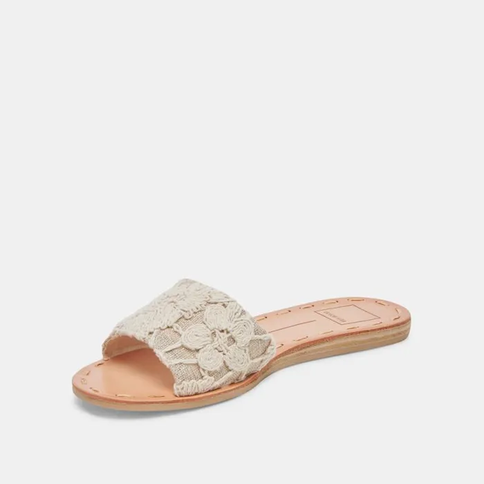 Dolce Vita Dalon Sandals Natural Lace Women Sandals