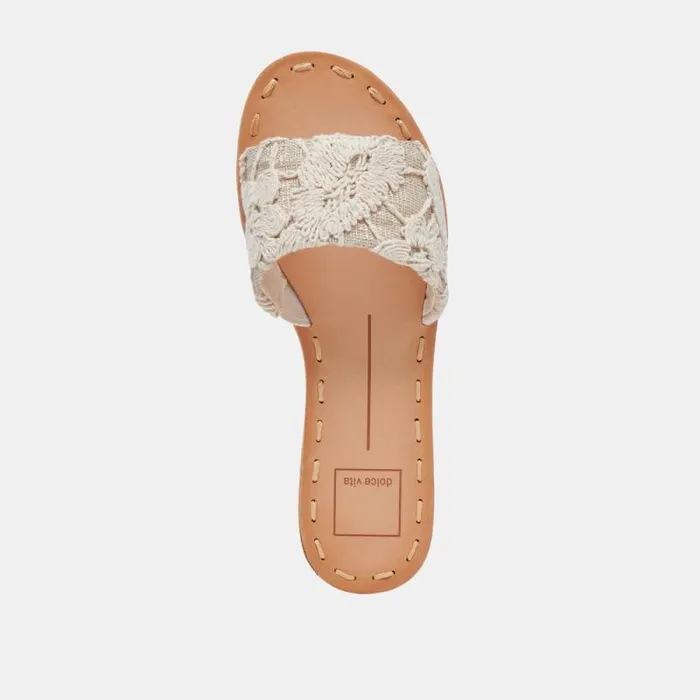 Dolce Vita Dalon Sandals Natural Lace Women Sandals