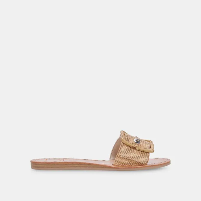 Dolce Vita Dasa Sandals Warm Natural Raffia Women Sandals