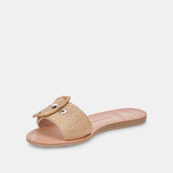 Dolce Vita Dasa Sandals Warm Natural Raffia Women Sandals
