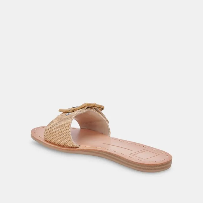 Dolce Vita Dasa Sandals Warm Natural Raffia Women Sandals