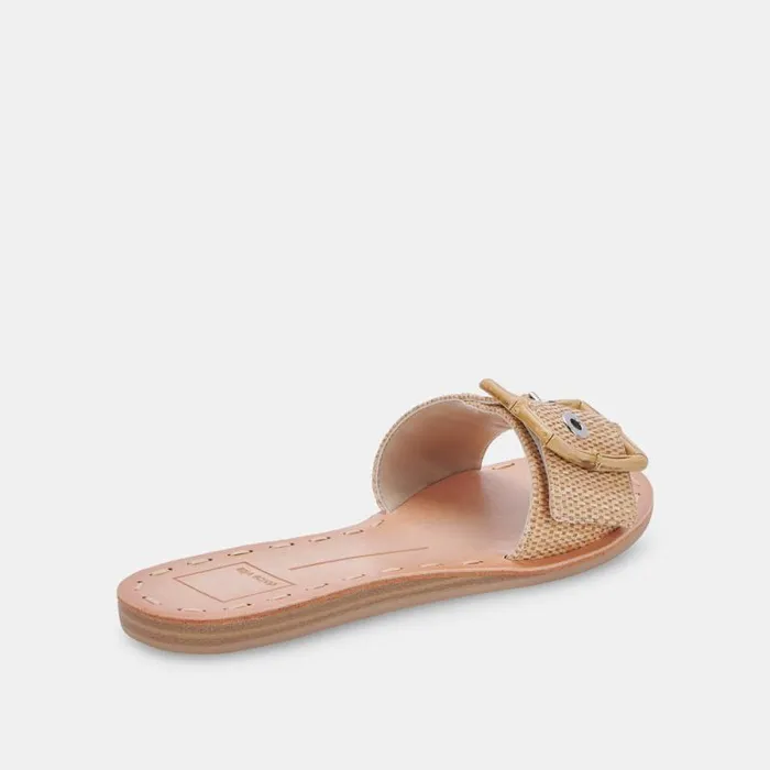 Dolce Vita Dasa Sandals Warm Natural Raffia Women Sandals