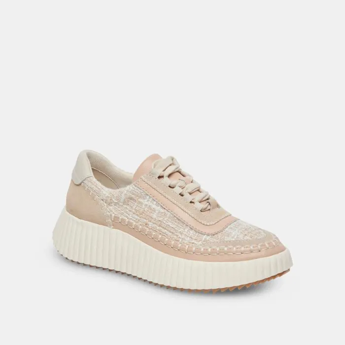 Dolce Vita Dolen Sneakers Ivory Multi Woven Women Sneakers