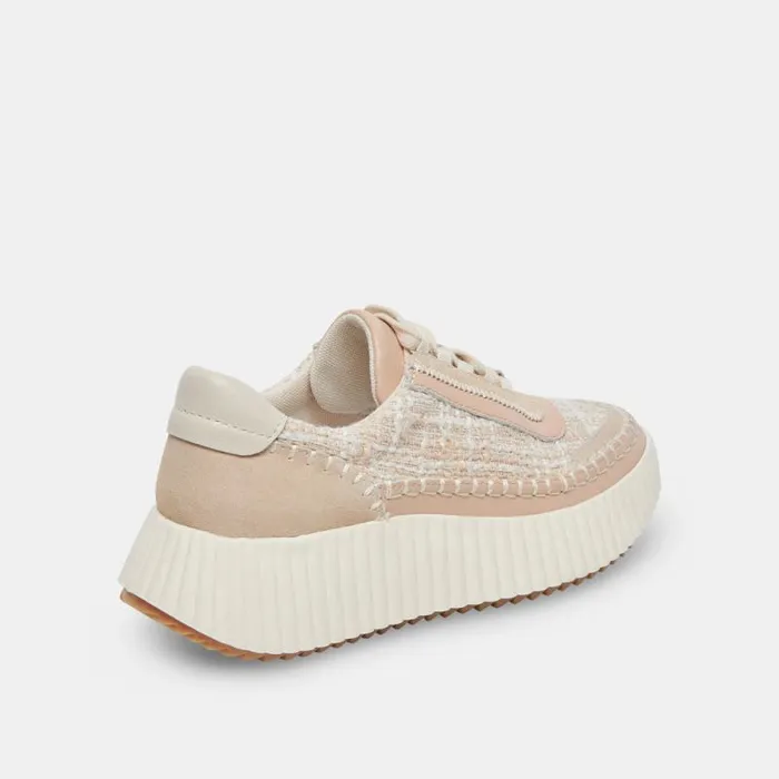 Dolce Vita Dolen Sneakers Ivory Multi Woven Women Sneakers