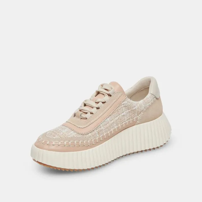 Dolce Vita Dolen Sneakers Ivory Multi Woven Women Sneakers