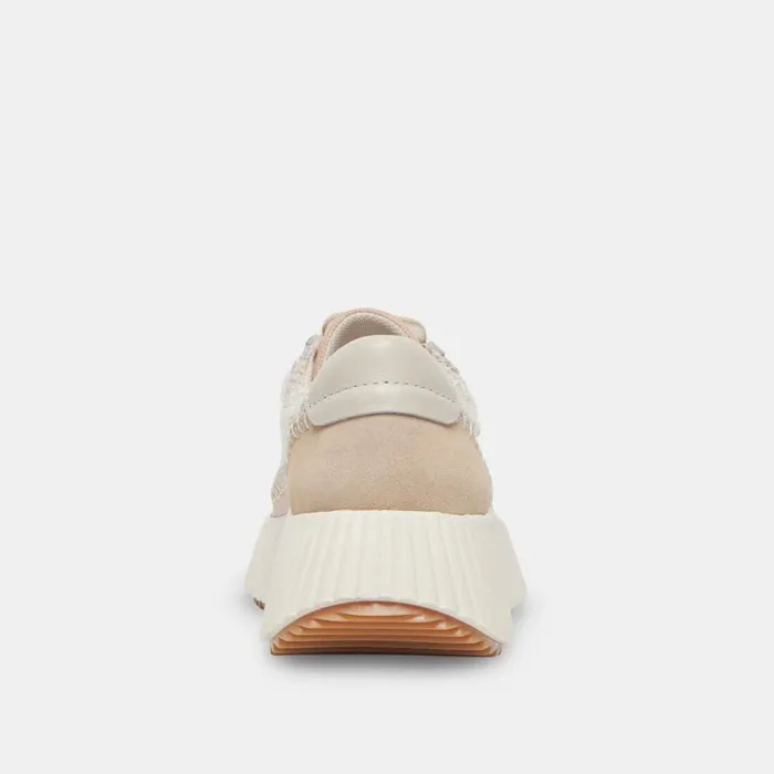 Dolce Vita Dolen Sneakers Ivory Multi Woven Women Sneakers