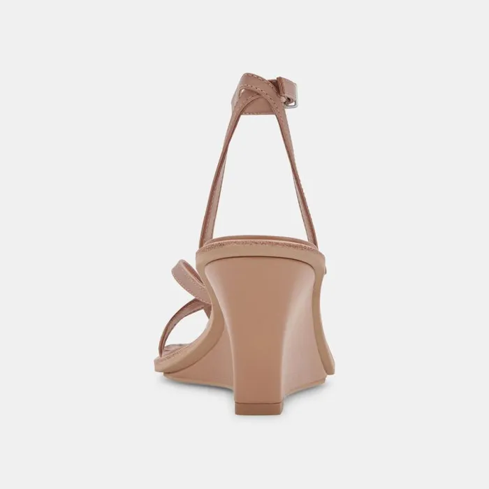Dolce Vita Gemini Wedges Cafe Leather Women Sandals