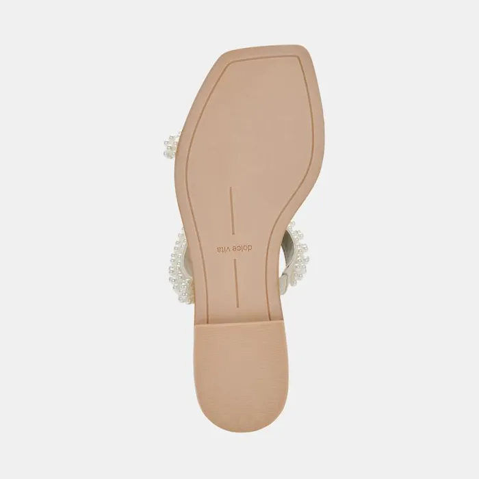 Dolce Vita Ivee Sandals Vanilla Pearls Women Sandals