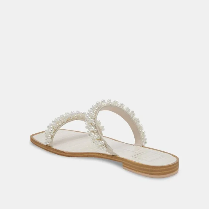 Dolce Vita Ivee Sandals Vanilla Pearls Women Sandals