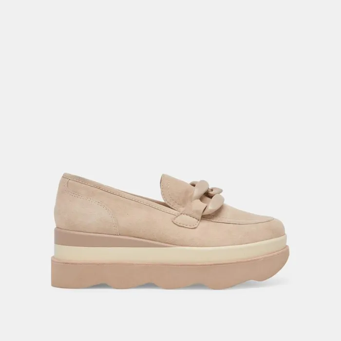 Dolce Vita Jaksen Sneakers Dune Suede Women Flats and Loafers