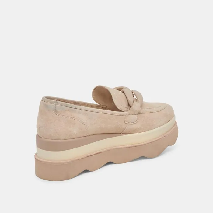 Dolce Vita Jaksen Sneakers Dune Suede Women Flats and Loafers