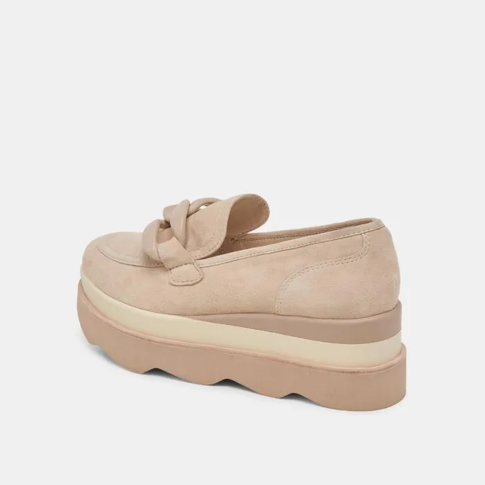 Dolce Vita Jaksen Sneakers Dune Suede Women Flats and Loafers