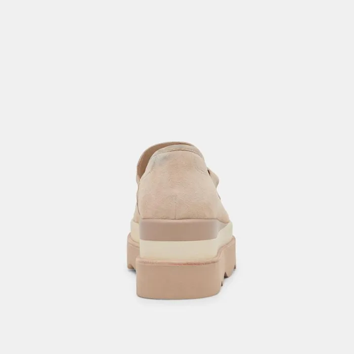 Dolce Vita Jaksen Sneakers Dune Suede Women Flats and Loafers