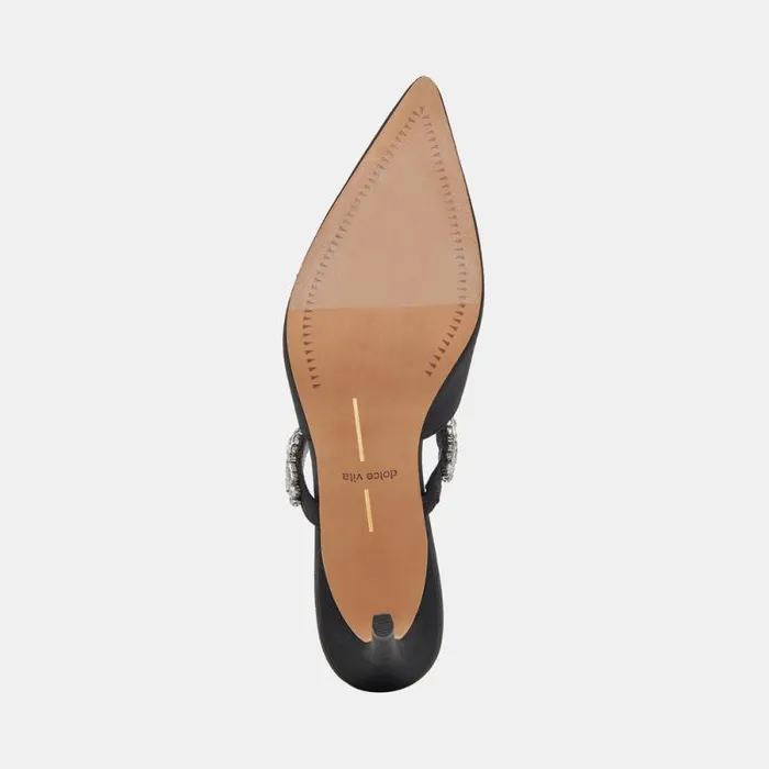 Dolce Vita Kanika Rhinestone Heels Black Rhinestone Women Heels