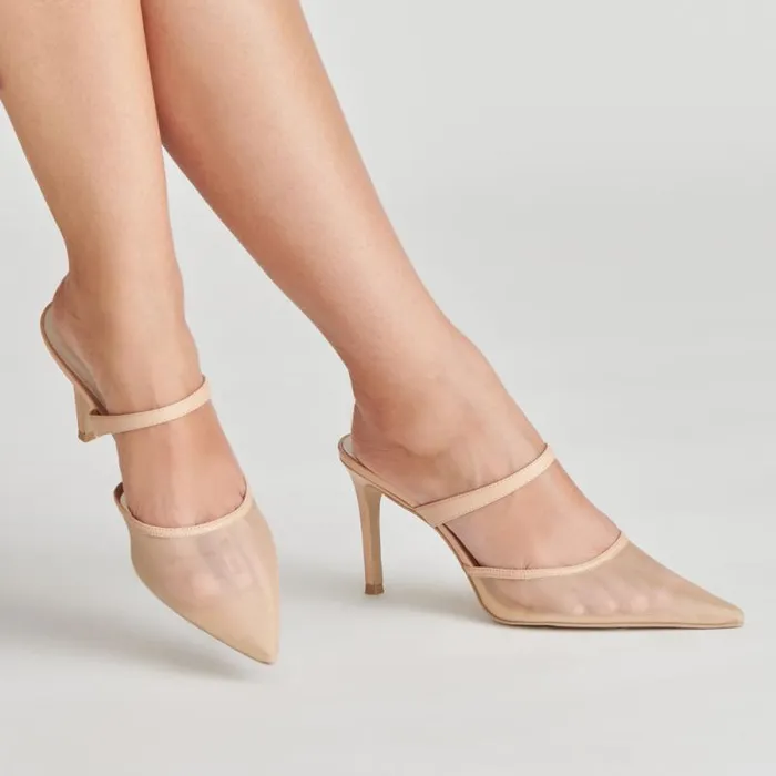 Dolce Vita Katik Heels Blush Mesh Women Heels