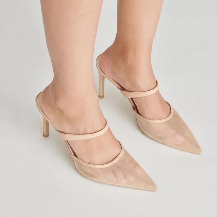 Dolce Vita Katik Heels Blush Mesh Women Heels