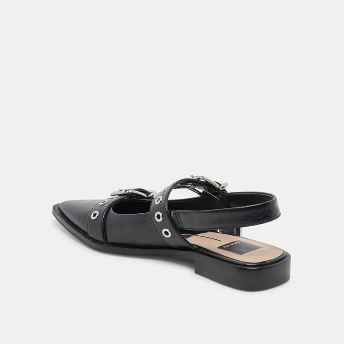 Dolce Vita Labell Flats Midnight Crinkle Patent Women Flats and Loafers