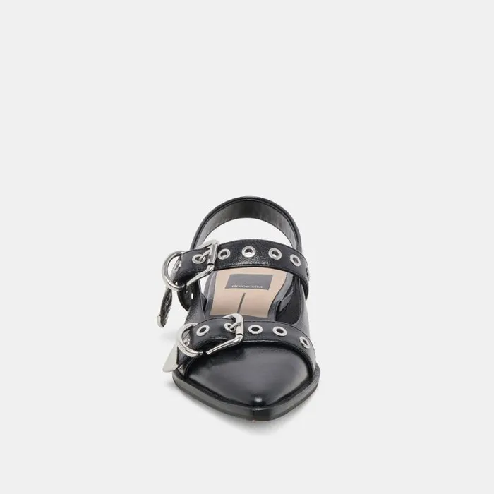 Dolce Vita Labell Flats Midnight Crinkle Patent Women Flats and Loafers
