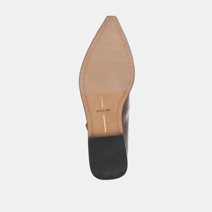 Dolce Vita Largo Flats Cranberry Patent Leather Women Flats and Loafers