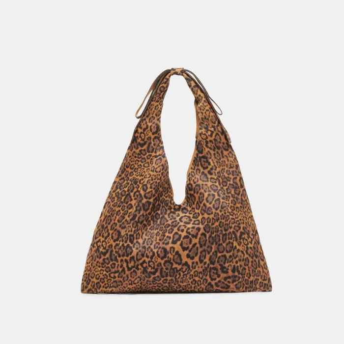 Dolce Vita Marie Tote Leopard Suede Women Handbags