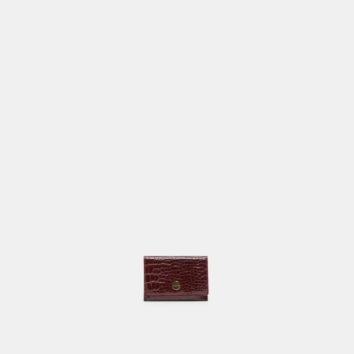 Dolce Vita Minnie Wallet Wine Croco Stella Women Handbags