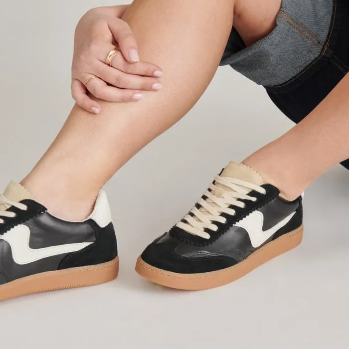 Dolce Vita Notice Sneakers Black Suede Women Sneakers