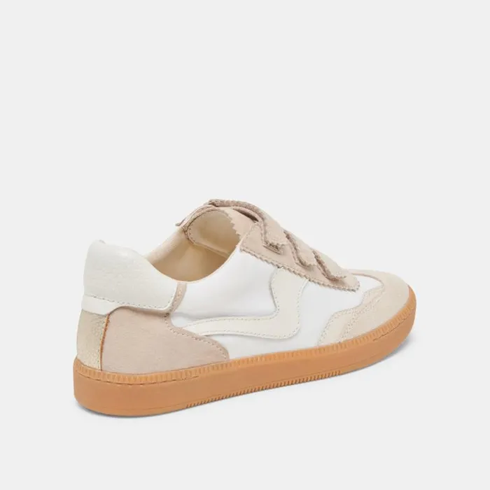 Dolce Vita Notice Velcro Sneakers Ivory Multi Nylon Women Sneakers
