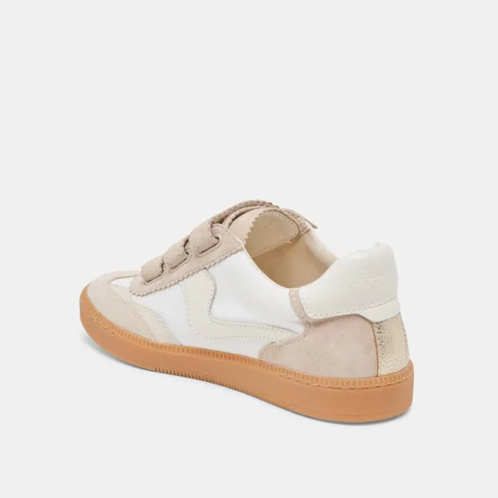 Dolce Vita Notice Velcro Sneakers Ivory Multi Nylon Women Sneakers
