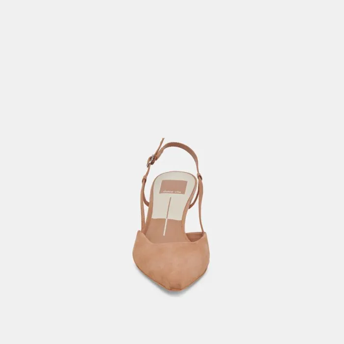 Dolce Vita Odela Heels Toffee Suede Women Heels