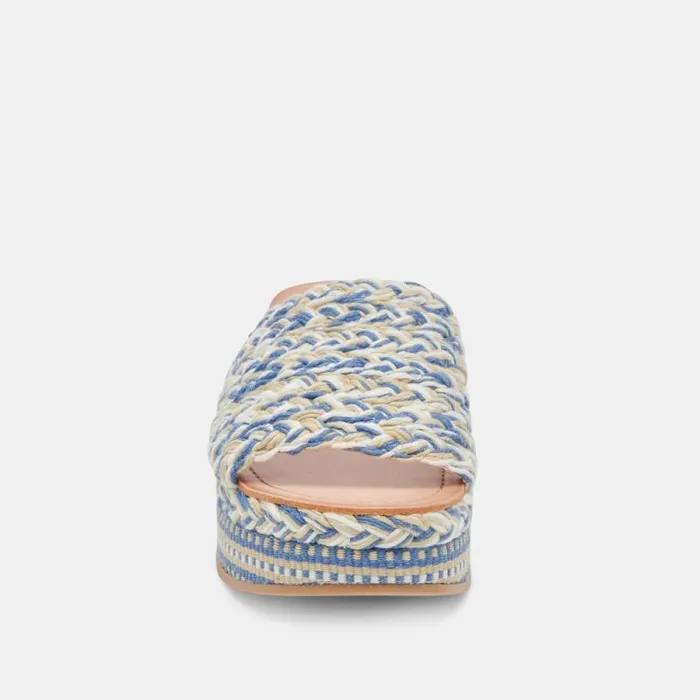 Dolce Vita Pazli Sandals Blue Multi Woven Women Sandals