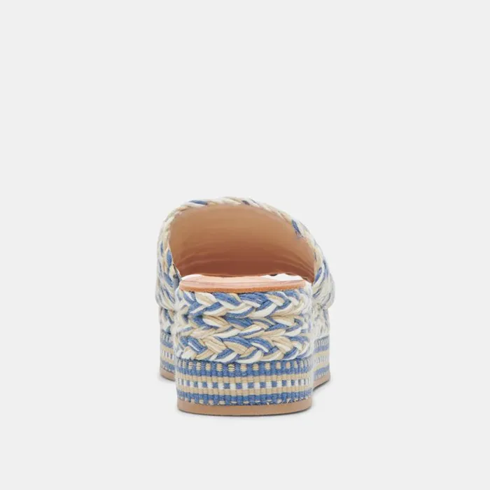 Dolce Vita Pazli Sandals Blue Multi Woven Women Sandals