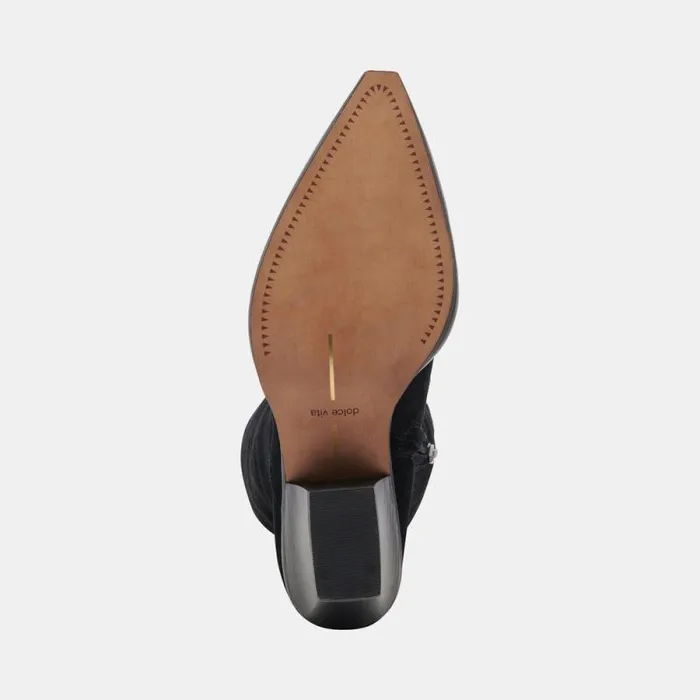 Dolce Vita Raj Boots Onyx Suede Women Boots and Booties