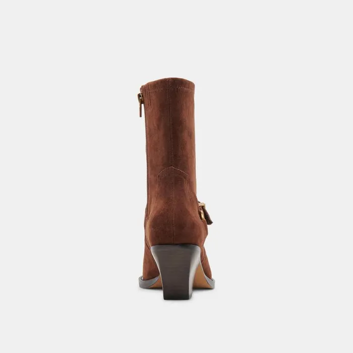 Dolce Vita Rave Boots Dk Brown Suede Women Boots and Booties