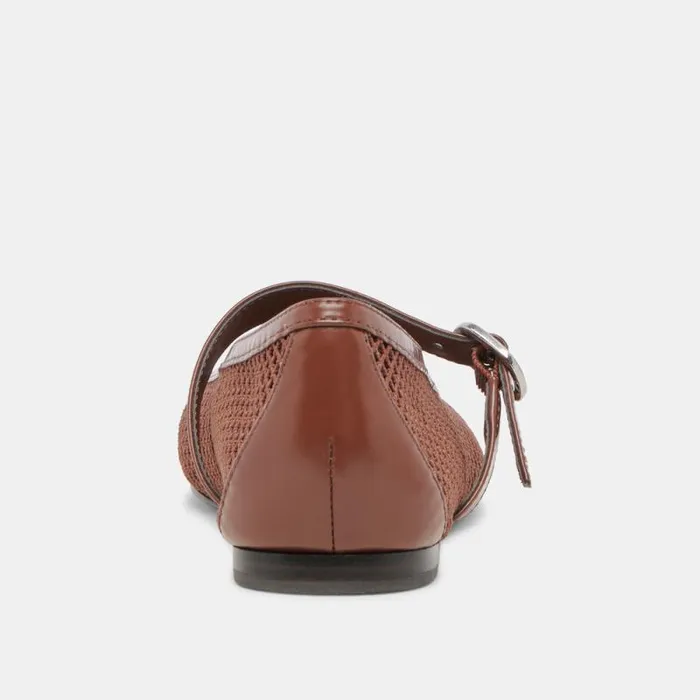 Dolce Vita Rodni Mesh Ballet Flats Toffee Woven Mesh Women Flats and Loafers