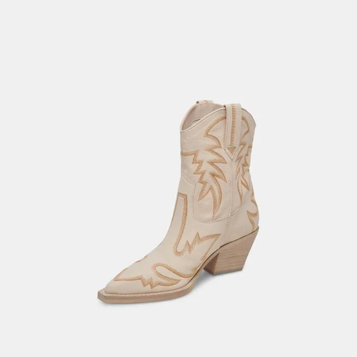 Dolce Vita Runa Boots Sand Nubuck Women Boots and Booties