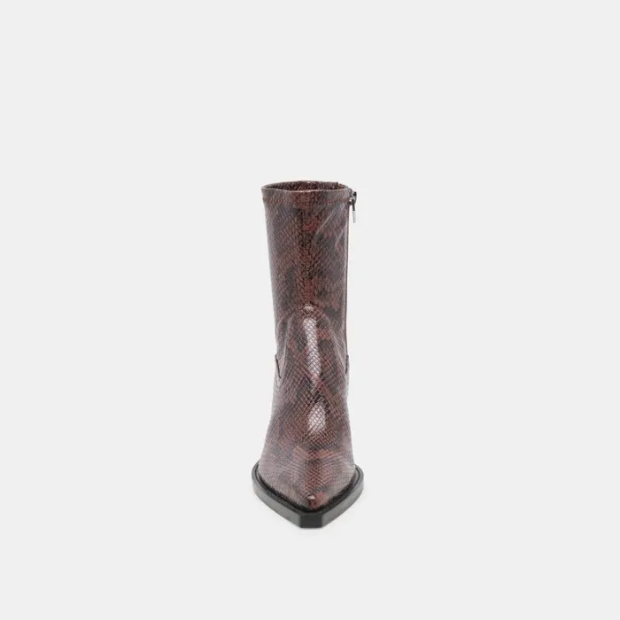 Dolce Vita Rutger Wide Calf Boots Java Embossed Stella Women Boots and Booties