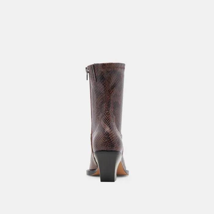 Dolce Vita Rutger Wide Calf Boots Java Embossed Stella Women Boots and Booties