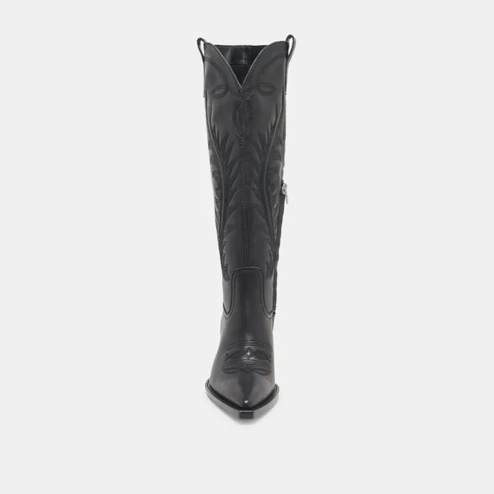Dolce Vita Ryatt Boots Black Leather Women Boots and Booties
