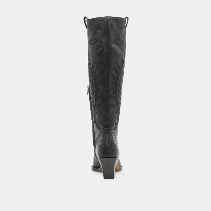 Dolce Vita Ryatt Boots Black Leather Women Boots and Booties